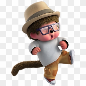 Monchhichi Willow Jumping - Cartoon, HD Png Download - fedora transparent png