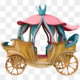Transparent Horse And Carriage Png - Cinderella's Pumpkin Car, Png Download - cinderella carriage png