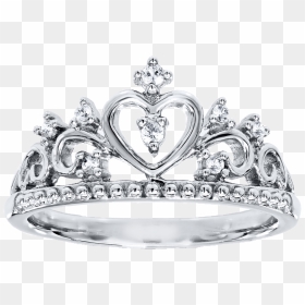 #crown #silver #silvercrown #aesthetic #cute #pngs - Kay Jewelers Crown Ring, Transparent Png - silver crown png