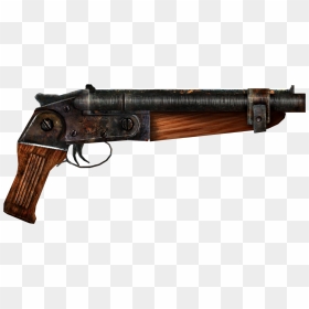 Gun On Floor Png - Fallout 3 Sawed Off Shotgun, Transparent Png - fallout new vegas png