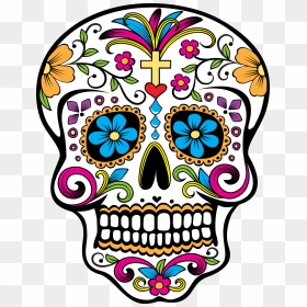 Picture Day Of Dead Download - Dia De Los Muertos Skull Painting, HD Png Download - dead png