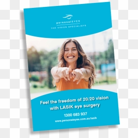 Info Booklet - Pessoa Rindo, HD Png Download - laser eye png