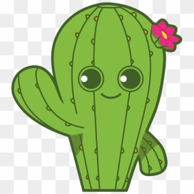 Cactaceae Cartoon Saguaro Clip Art - Cactus Cartoon Clipart, HD Png Download - cactus clipart png