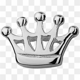 Stow Lockets Solid Sterling Silver Crown - Tiara, HD Png Download - silver crown png
