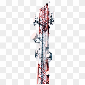 Telecom Network Tower Png, Transparent Png - radio tower png