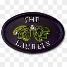 Laurel Leaves House Sign - House Sign, HD Png Download - laurel leaves png
