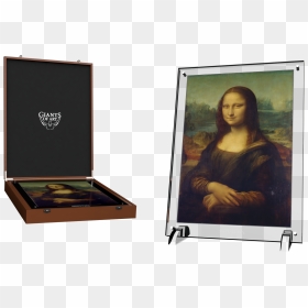 Giants Of Art - Mona Lisa Boob Gif, HD Png Download - vitruvian man png