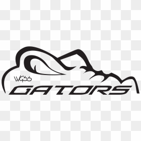 Florida Gators Logo Black And White , Png Download - Lake Cormorant Gators Logo, Transparent Png - florida gators png