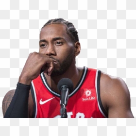 Kawhi Leonard Png Photo - Kawhi Leonard Thinking, Transparent Png - kawhi leonard png