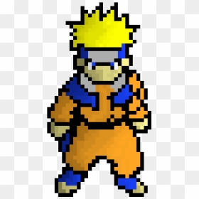 Naruto Uzumaki Pixel Art - Pixel Art Naruto, HD Png Download - naruto rasengan png