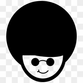 Man With Afro Hair Style Svg Png Icon Free Download - Mans Head Vector Png, Transparent Png - afro hair png