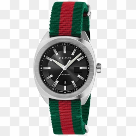 Gucci Watch Green And Red Strap - Gucci Watch Gg2570, HD Png Download - gucci belt png