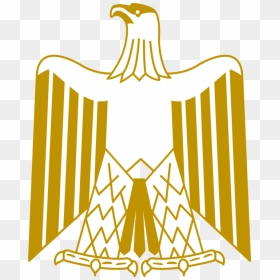 Line Art,symmetry,area - Egypt Coat Of Arms, HD Png Download - eagle clipart png