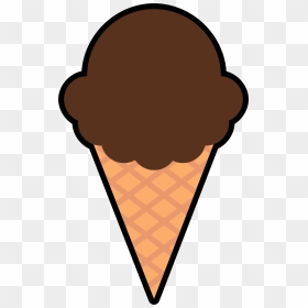 Chocolate Ice Cream Cone Png Clipart Picture​ - Chocolate Ice Cream Clipart, Transparent Png - ice cream clipart png