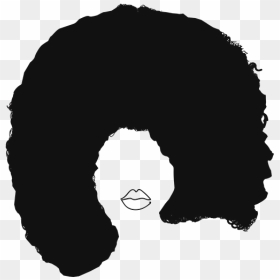 Circle, HD Png Download - afro hair png