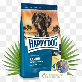 Happy Dog Supreme Karibik 3 Grössen - אוכל לכלבים על בסיס דגים, HD Png Download - happy dog png