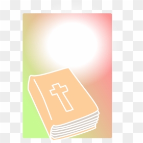 Bible Closed In Colorful Background Vector Clip Art - The Bible, HD Png Download - bible.png