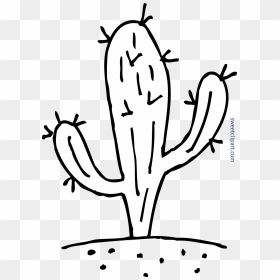 Clipart Coloring Pictures Top Cactus Clipart Images - Cactus Black And White Clipart, HD Png Download - cactus clipart png