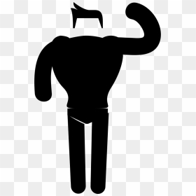 Strong Bodybuilder - Strong People Icon, HD Png Download - bodybuilder png