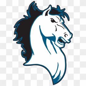 Transparent Horse Mascot Clipart - Clip Art, HD Png Download - mustang horse png