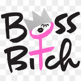 Boss Bitch Logo Silver Crown, HD Png Download - silver crown png