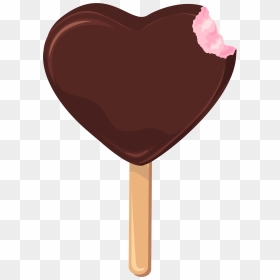 Heart Clipart Ice Cream - Stick Ice Cream Clipart, HD Png Download - ice cream clipart png