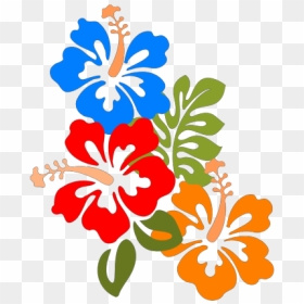 Hibiscus Flower Png Icons - Hawaiian Flower Cartoon Png, Transparent Png - hibiscus flower png