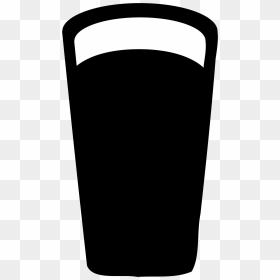 A Pint Of Stout Beer Clip Arts - Silhouette Beer Glass Png, Transparent Png - beer icon png