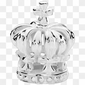 Sterling Silver Crown Charm , Png Download - Perfume, Transparent Png - silver crown png