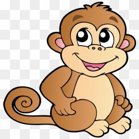 Monkey Clipart Transparent Background & Monkey Clip - Transparent Monkey Clipart, HD Png Download - baby monkey png