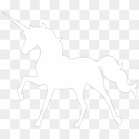 Free Unicorn Silhouettes - Unicorn Are Born In February, HD Png Download - unicorn silhouette png