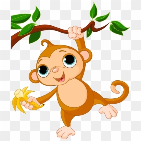 Monkey Clipart Png, Transparent Png - baby monkey png