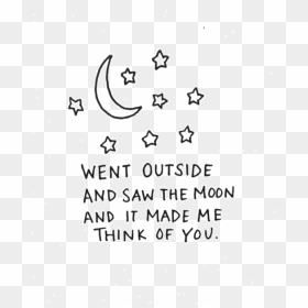 #moon #stars #hada #youmatter #you #matter #crybaby - Cute Quotes, HD Png Download - moon and stars png