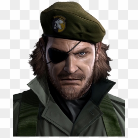 Metal Gear Solid 5 Big Boss Png - Metal Gear Solid Peace Walker, Transparent Png - big boss png