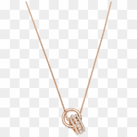 Further Pendant, White, Rose Gold Plating - Necklace, HD Png Download - gold plate png