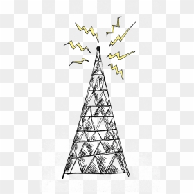 Radiotower Brittany - Triangle, HD Png Download - radio tower png