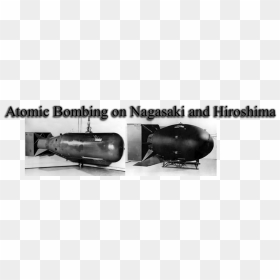 Big Boy Little Boy Atomic Bombs, HD Png Download - atomic bomb png