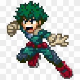 My Hero Academia Pixel Art, HD Png Download - superman cape png