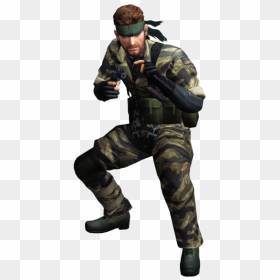 Naked Snake Metal Gear, HD Png Download - big boss png