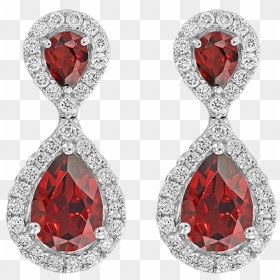 Earrings, HD Png Download - garnet png