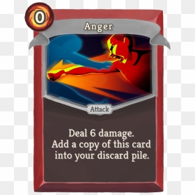 Slay The Spire Wiki - Slay The Spire Card, HD Png Download - anger png