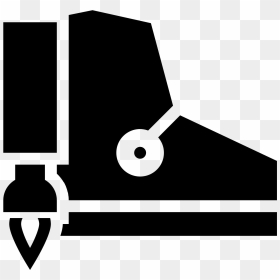 Rocket Boot Filled Icon - Illustration, HD Png Download - rocket icon png