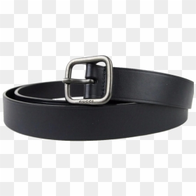 Gucci Men"s Leather Belt - Buckle, HD Png Download - gucci belt png