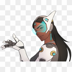 #symmetra #overwatchpic - Twitter - Com/5qyeaipqox - Cartoon, HD Png Download - symmetra png