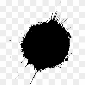 10 Empty Circle Stamp Grunge - Transparent Black Splash Png, Png Download - grunge banner png