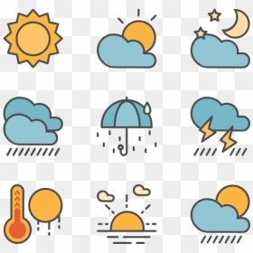 26 Weather Forecast Icon Packs - Weather Png, Transparent Png - weather icon png