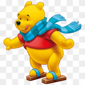 Winnie Pooh - Winnie The Pooh In Winter, HD Png Download - pooh png