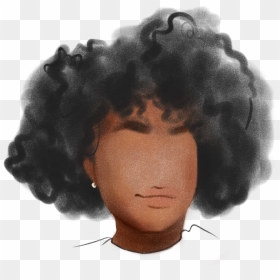 Lace Wig, HD Png Download - afro hair png