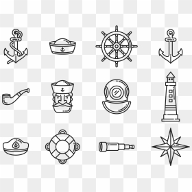Seaman Icons Vector - Drawing, HD Png Download - social media icons vector png