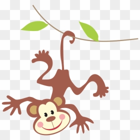 Monkeys Clip Art Png, Transparent Png - baby monkey png